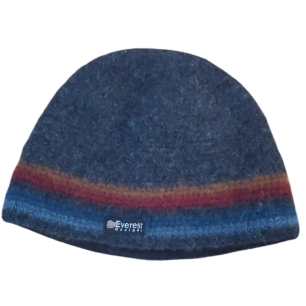 Everest Designs Mount Hood Multicolor Grey Wool Hat Beanie Child‎ Size